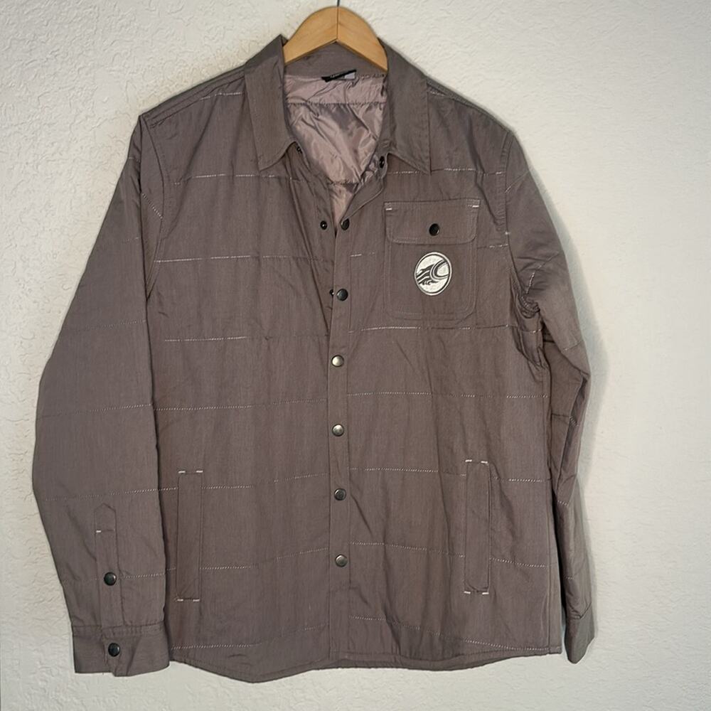 NEW Cabrinha Maui Long Sleeve Shacket Grey Logo Kiteboard Outdoors Windbreaker